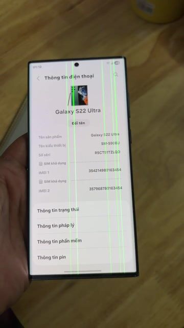 Samsung S22 Ultra 8GB 128GB Bạc. Mua bán Điện thoại tại Quận Tân Phú Tp Hồ Chí Minh được đăng bởi Tuan Bui hình 1
