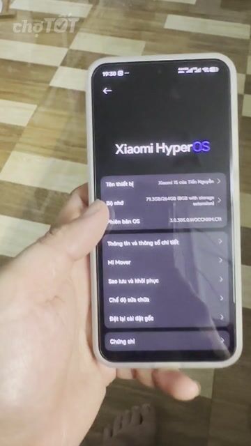 Xiaomi Mi 15 256GB Trắng Đã sử dụng. Mua bán Điện thoại tại Huyện Tam Nông Đồng Tháp được đăng bởi Tiến Nguyễn hình 1