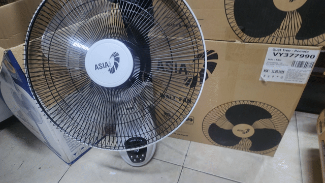 Quạt treo tường mới ASIA VY377790 55w,có remote tx. Mua bán Quạt tại Quận 1 Tp Hồ Chí Minh được đăng bởi KIM Merchant hình 1