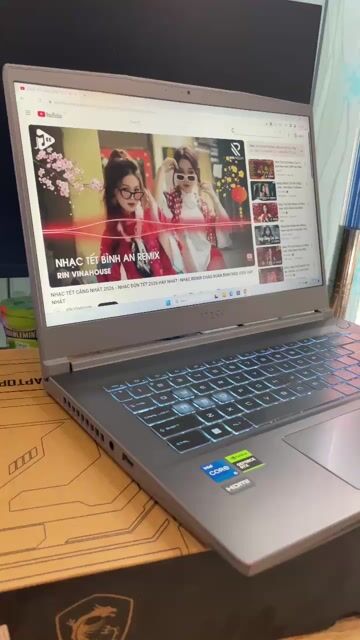 Laptop MSI i5-12th 16GB RTX 3050 BH GEARVN 9/2026. Mua bán Laptop tại Quận Gò Vấp Tp Hồ Chí Minh được đăng bởi KD Computer Shop hình 1