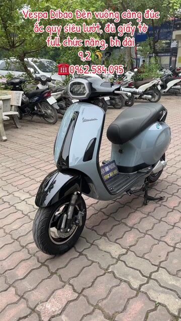 Xe máy điện Dibao Vespa 2025 Xám đen. Mua bán Xe điện tại Quận Bắc Từ Liêm Hà Nội được đăng bởi Xe điện Bình Phương hình 1