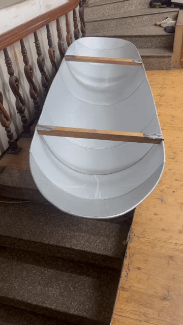 Thuyền Tôn 2m; Thuyền Inox, Thuyền đánh bắt cá. Mua bán Cây cảnh, đồ trang trí tại Huyện Thanh Trì Hà Nội được đăng bởi Đông Trần hình 1