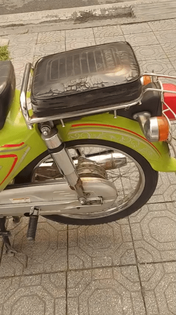 Xe máy Cub 50cc Xanh Đã sử dụng. Mua bán Xe máy tại Quận Hoàng Mai Hà Nội được đăng bởi Mr tín  hình 1