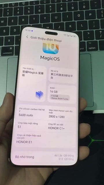 Honor Magic 6 Ultimate 512GB. Mua bán Điện thoại tại Thành phố Biên Hòa Đồng Nai được đăng bởi Hello hình 1