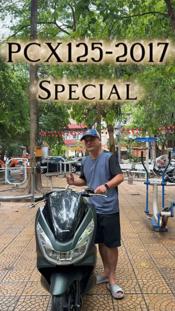 Honda PCX 125 special 2017 Xanh bộ đội nhám 29B1. Mua bán Xe máy tại Quận Ba Đình Hà Nội được đăng bởi Xe Máy Nam Thi hình 1