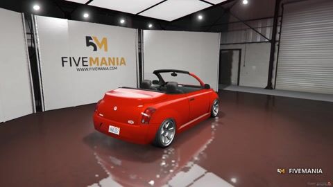 FIVEM Barabas 400m | Lore Friendly Compact Convertible | Interior & Exterior | Custom Wheels | Working Lights | Add-On | Optimized | Fivem Ready | High Quality, video preview