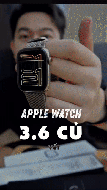 Apple Watch Series 6 44mm Thép Gold 99%. Mua bán Thiết bị đeo thông minh tại Quận 6 Tp Hồ Chí Minh được đăng bởi KHÁNH HUNTER hình 1
