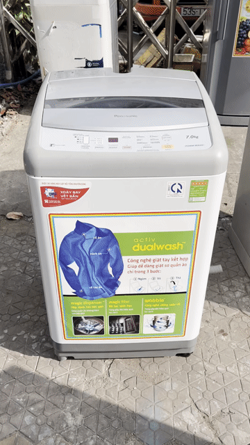 Máy giặt Panasonic 7kg Xám. Mua bán Máy giặt tại Quận 7 Tp Hồ Chí Minh được đăng bởi TH Điện lạnh giá rẻ siêu rẻ HCM hình 1