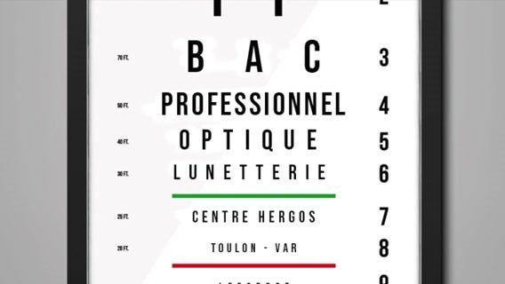 Baccalauréat Professionnel OPTIQUE LUNETTERIE-CENTRE HERGOS-TOULON