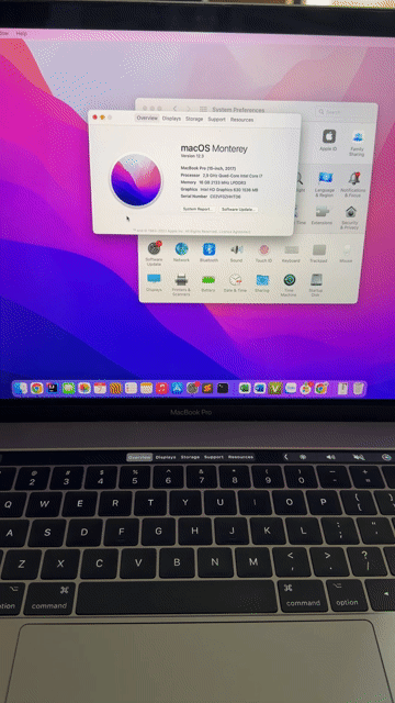 Apple MacBook Pro i7 16GB/500GB 2017. Mua bán Laptop tại Quận Sơn Trà Đà Nẵng được đăng bởi Maria Liên hình 1
