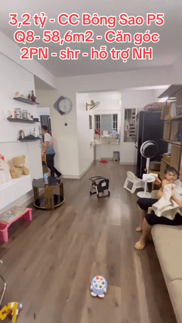 Mua bán Căn hộ Chung cư Chung cư Bông Sao Quận 8 Tp Hồ Chí Minh diện tích 58.5999 m² giá 3,2 tỷ