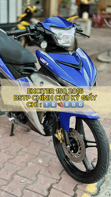 Exciter 150 2016 Xanh bạc - BS TPHCM - 9 chủ. Mua bán Xe máy tại Quận 12 Tp Hồ Chí Minh được đăng bởi Bùi văn hiếu hình 1