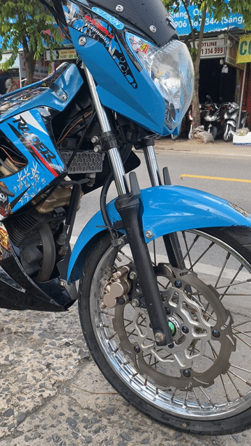 Suzuki Raider 2014 Xanh dương. Mua bán Xe máy tại Quận 7 Tp Hồ Chí Minh được đăng bởi Phan thanh khoa hình 1