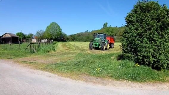Chantier de récolte pour bovins