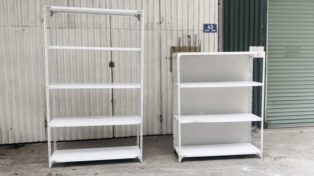 Kệ sắt sơn tĩnh điện Trắng 1m5x1m2x40. Mua bán Tủ, kệ gia đình tại Quận Thanh Xuân Hà Nội được đăng bởi Đoàn  hình 1