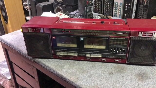 Đài cassette JVC PC-W47 Đỏ. Mua bán Tivi, Âm thanh tại Quận Đống Đa Hà Nội được đăng bởi mui hình 1