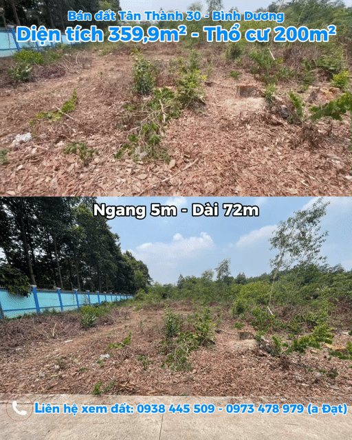 Mua bán Đất Huyện Bắc Tân Uyên Bình Dương diện tích 359.8999 m² giá 3,015 tỷ