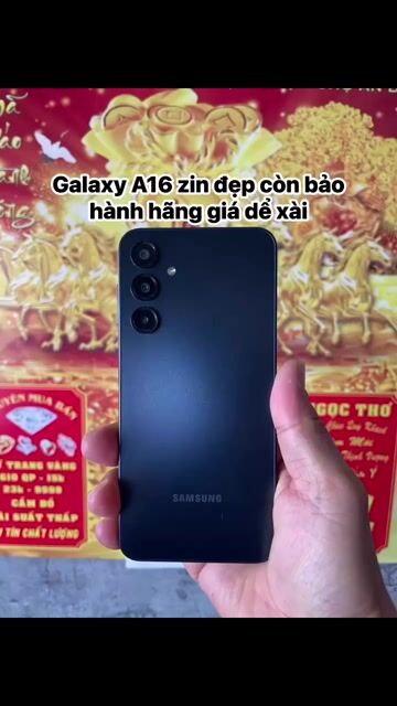 Galaxy A16 128GB máy zin đẹp còn bảo hành hãng. Mua bán Điện thoại tại Quận Ninh Kiều Cần Thơ được đăng bởi CẦM ĐỒ TRUNG HẬU   hình 1