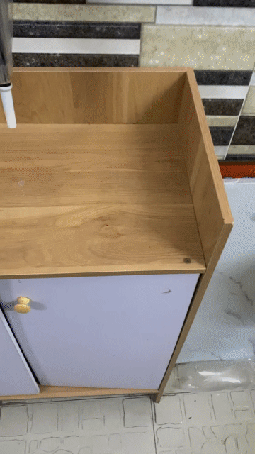 Tủ Gỗ Vàng Trắng 60x80. Mua bán Tủ, kệ gia đình tại Quận 8 Tp Hồ Chí Minh được đăng bởi WIFI WIFI hình 1