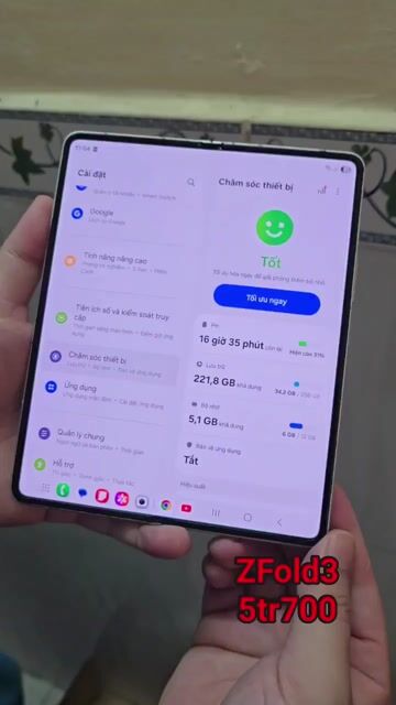 Samsung Galaxy Z Fold3 5G 256GB Đen. Mua bán Điện thoại tại Quận 6 Tp Hồ Chí Minh được đăng bởi OStar Mobile hình 1