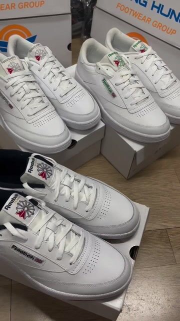 Thanh lý giày Reebok Club C85 Da bò chính hãng. Mua bán Giày dép tại Quận Hoàng Mai Hà Nội được đăng bởi Giày dép VN xuất khẩu chính hãng giá rẻ  hình 1