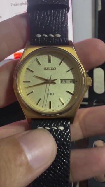 Đồng hồ Seiko Spirit Nam Vàng. Mua bán Đồng hồ tại Thành phố Cao Lãnh Đồng Tháp được đăng bởi mẫn hình 1