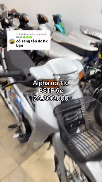 Honda Wave Alpha up Thái110 BSTP 9c. Mua bán Xe máy tại Quận 7 Tp Hồ Chí Minh được đăng bởi Dinh Thai hình 1