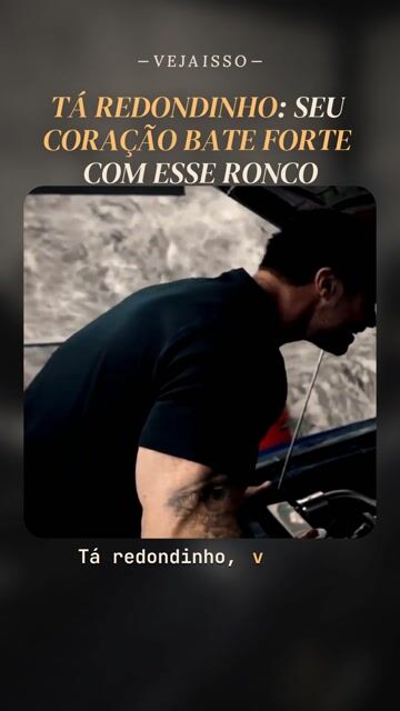 TÁ REDONDINHO: SEU CORAÇÃO BATE FORTE COM ESSE RONCO
