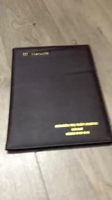 Bán bìa da văn phòng màu nâu. Mua bán Đồ dùng văn phòng tại Quận 4 Tp Hồ Chí Minh được đăng bởi Hiếu Hạnh hình 1