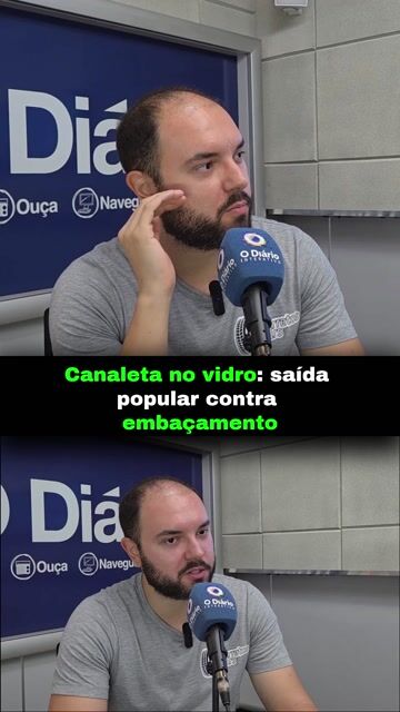 Canaleta no vidro: saída popular contra embaçamento