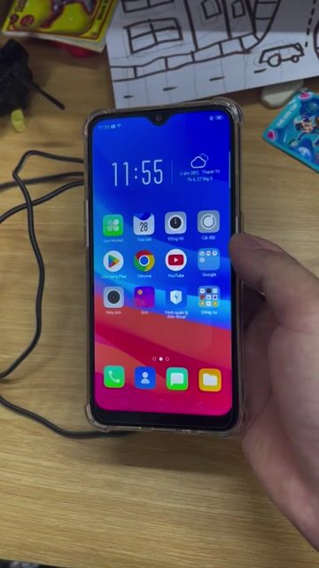 Oppo A5s còn đẹp tốt, đủ phụ kiện. Mua bán Điện thoại tại Huyện Thanh Trì Hà Nội được đăng bởi Minh Dương hình 1