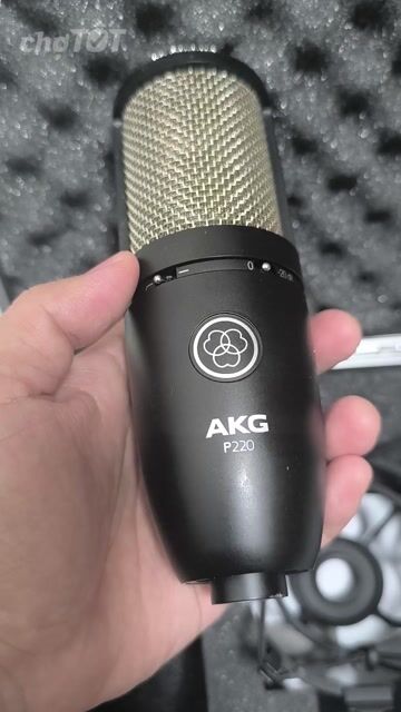 Microphone thu âm AKG P220 Đen. Mua bán Tivi, Âm thanh tại Huyện Củ Chi Tp Hồ Chí Minh được đăng bởi Nguyễn Tuấn Kiệt hình 1