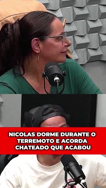 NICOLAS DORME DURANTE O TERREMOTO E ACORDA CHATEADO QUE ACABOU