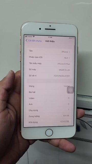 iphone 8 Plus 64GB zin pin trâu.. Mua bán Điện thoại tại Quận 12 Tp Hồ Chí Minh được đăng bởi Tính hình 1
