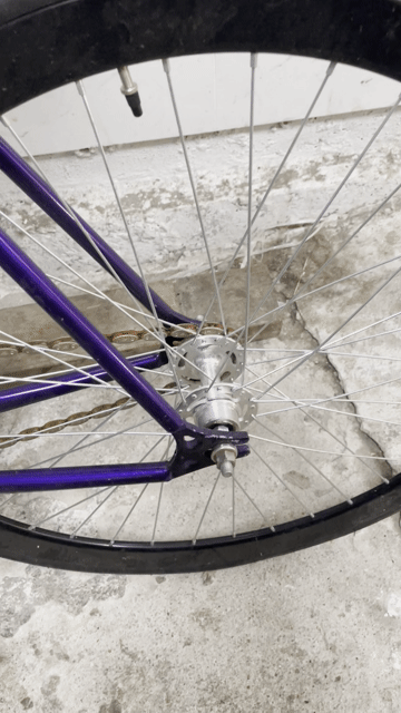 Xe đạp fixed gear Tím Mới hơi xước nhẹ. Mua bán Xe đạp tại Thành phố Thuận An Bình Dương được đăng bởi Hoàng Việt hình 1