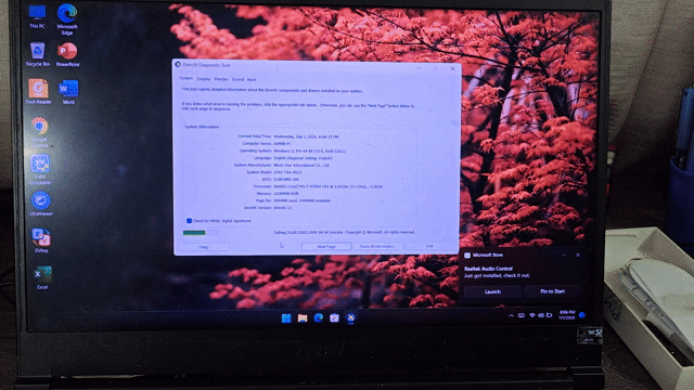 MSI GF63 Thin 9RCX 16GB/512GB màn hình lỗi. Mua bán Laptop tại Quận Thanh Xuân Hà Nội được đăng bởi Tuấn hình 1