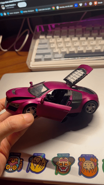 Mô hình xe Audi R8 Tím . Mua bán Sở thích khác tại Quận Đống Đa Hà Nội được đăng bởi Duy Anh hình 1