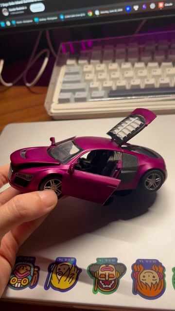 Mô hình xe Audi R8 Tím . Mua bán Sở thích khác tại Quận Đống Đa Hà Nội được đăng bởi Duy Anh hình 1