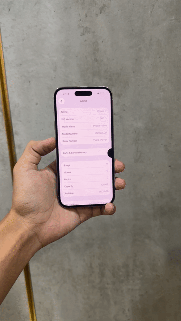 Apple iPhone 14 Pro 128GB Trắng Chấm mực. Mua bán Điện thoại tại Quận 12 Tp Hồ Chí Minh được đăng bởi Sang Mobile hình 1