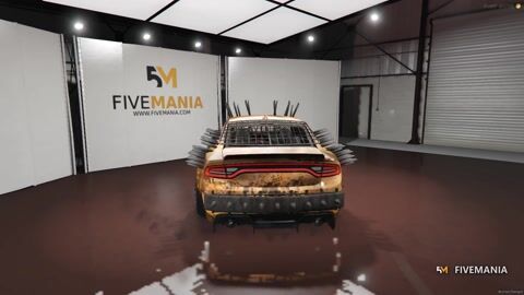 FIVEM Knight | Armored Battle Car [Unbadged] Add-On | Spiked Armor | Rusty Texture | Off-Road Wheels | Add-On | Optimized | Fivem Ready | High Quality, video preview