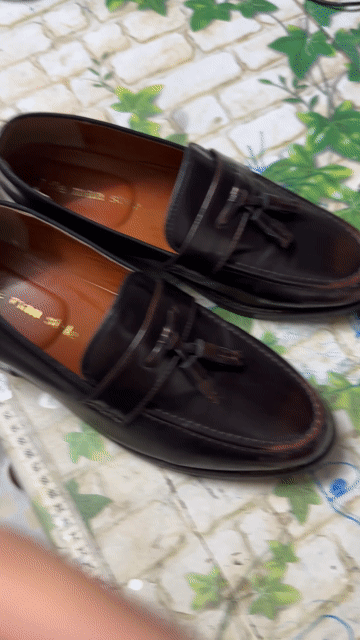 Giày lười  Da bóng - size 41. Mua bán Giày dép tại Quận Bình Thuỷ Cần Thơ được đăng bởi Thầy Tiến 2hand hình 1