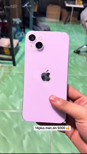 14 Plus Tím màn zin nguyên. Mua bán Điện thoại tại Quận Tân Bình Tp Hồ Chí Minh được đăng bởi như ý hình 1