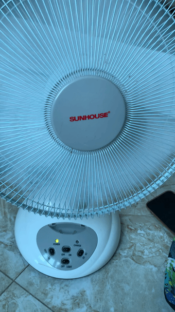 Quạt tích điện Sunhouse SH722. Mua bán Quạt tại Huyện Hoài Đức Hà Nội được đăng bởi Đồ Cũ Minh Dương hình 1