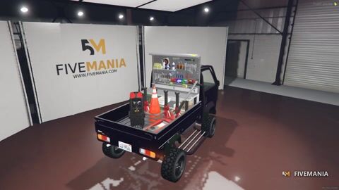 FIVEM Cdy2d | Utility Off-Road Pickup [Unbadged] Add-On | Tool Rack | Off-Road Tires | Custom Bumper | Working Lights | Add-On | Optimized | Fivem Ready | High Quality, video preview