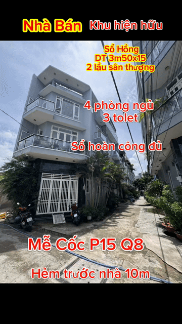 Mua bán Nhà ở Quận 8 Tp Hồ Chí Minh diện tích 52.5 m² giá 6,18 tỷ