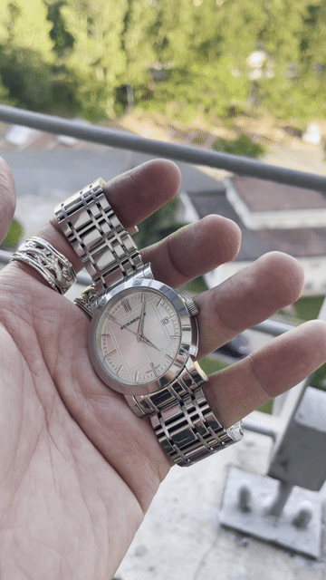 Đồng hồ Burberry BU1350 Thụy Sỹ Quartz 38mm Bạc. Mua bán Đồng hồ tại Huyện Tiên Lữ Hưng Yên được đăng bởi Sử  hình 1