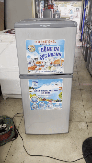 Thanh lý tủ lạnh International 130L 1tr8. Mua bán Tủ lạnh tại Quận 7 Tp Hồ Chí Minh được đăng bởi TH Điện lạnh giá rẻ siêu rẻ HCM hình 1