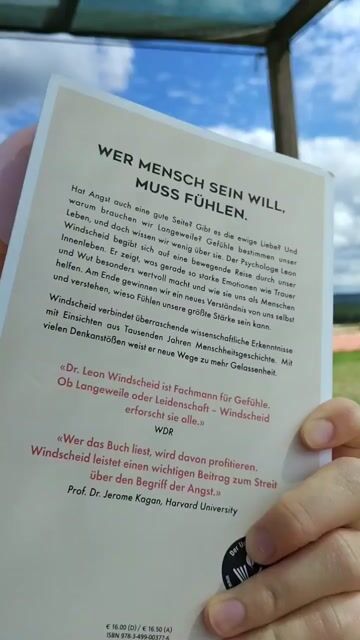 Ich kann dieses Buch für jeden empfehlen der sie für Studien, Gefühle und eigene Emotionen interessiert