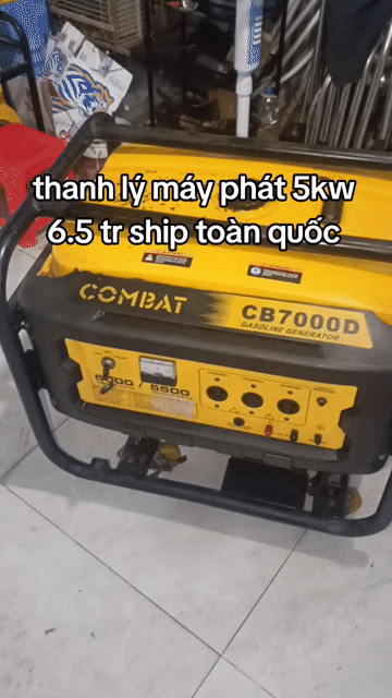 Máy phát điện 5kw chạy xăng thanh lý. Mua bán Đồ chuyên dụng, Giống nuôi trồng tại Thành phố Thủ Đức Tp Hồ Chí Minh được đăng bởi tuy dang hình 1