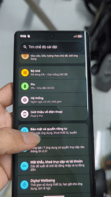 Google Pixel 6 Pro Xám OLED. Mua bán Điện thoại tại Huyện Bình Chánh Tp Hồ Chí Minh được đăng bởi Vũ Trần hình 1